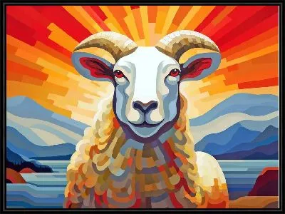 Картина Баран №33
