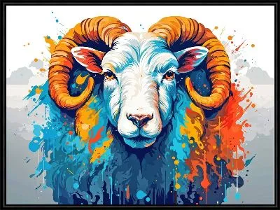 Картина Баран №34
