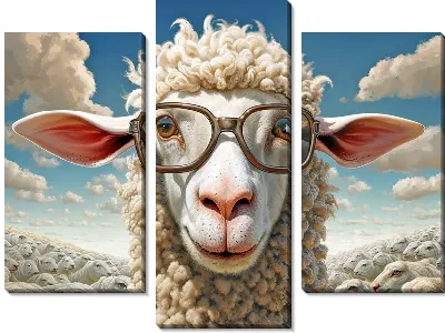 Модульная картина Овечка №41