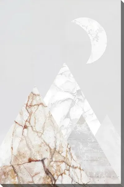 Картина маслом Геометрические треугольники №15