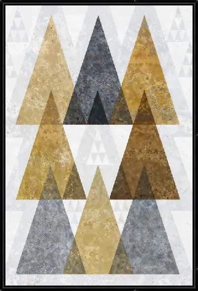 Картина Геометрические треугольники №17