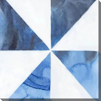 Картина маслом Геометрические треугольники №29