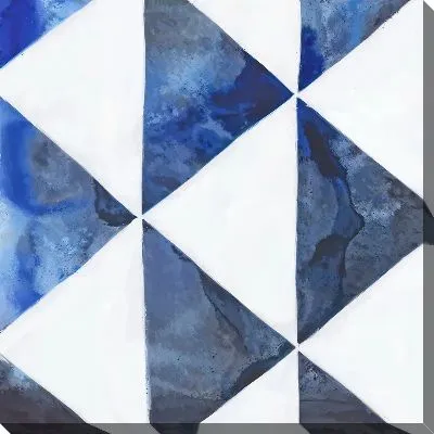 Картина маслом Геометрические треугольники №43