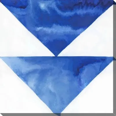 Картина маслом Геометрические треугольники №45