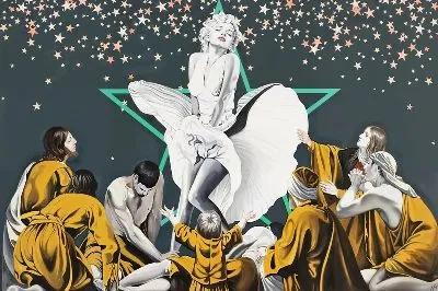 Плакат Арт композиция с Монро