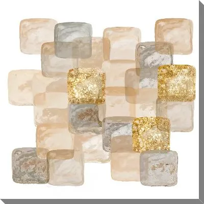 Картина маслом Позолоченные квадраты