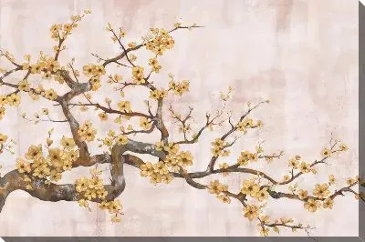 Картина маслом Цветущие ветки миндаля №10