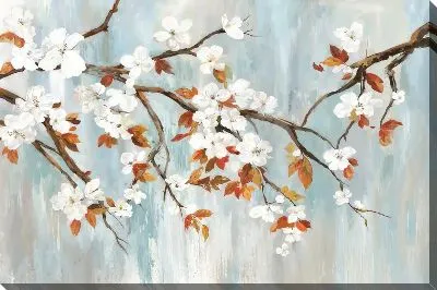 Картина маслом Цветущие ветки миндаля №11