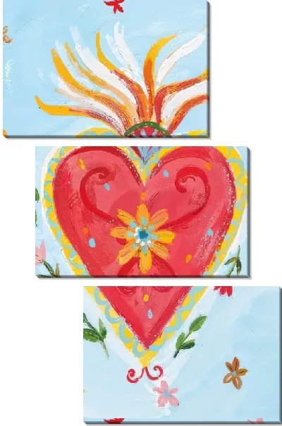 Модульная картина Сердце №3