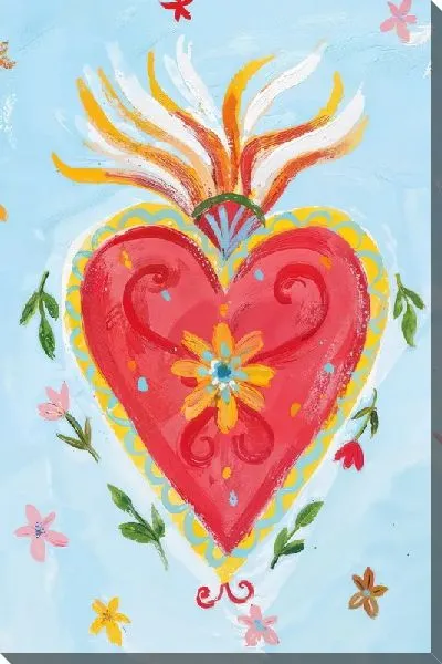 Картина маслом Сердце №3