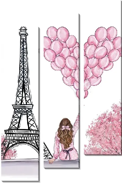 Модульная картина Сердце №6