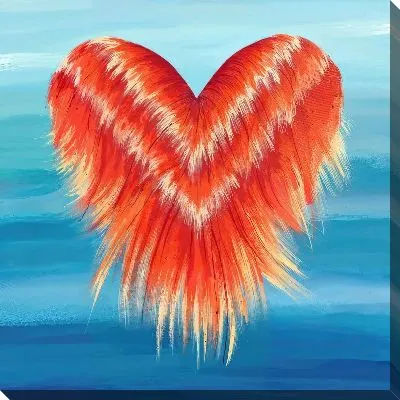 Картина маслом Сердце №7