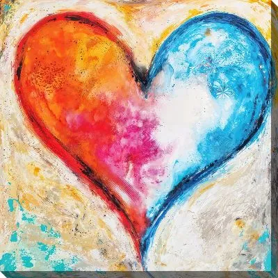 Картина маслом Сердце №8