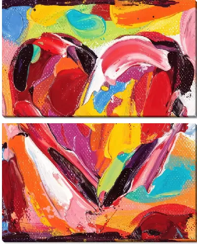 Модульная картина Сердце №15