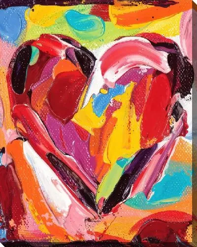 Картина маслом Сердце №15