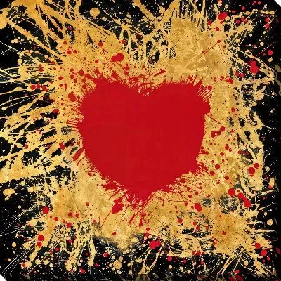 Картина маслом Сердце №16