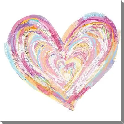 Картина маслом Сердце №18
