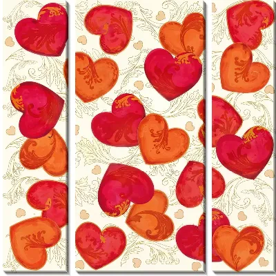 Модульная картина Сердца №19
