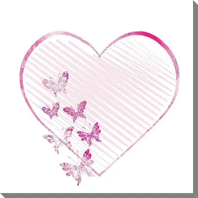 Картина маслом Сердце №23