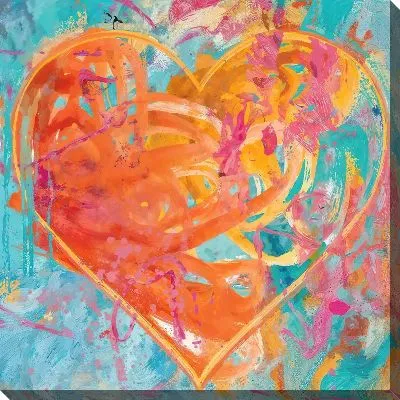 Картина маслом Сердце №24