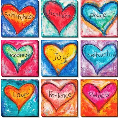 Модульная картина Сердца №27