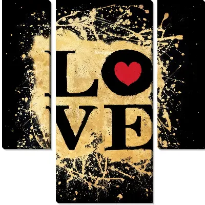 Модульная картина Сердце №37