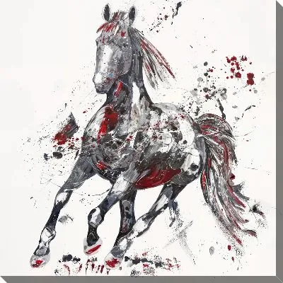 Картина маслом Лошадь №853