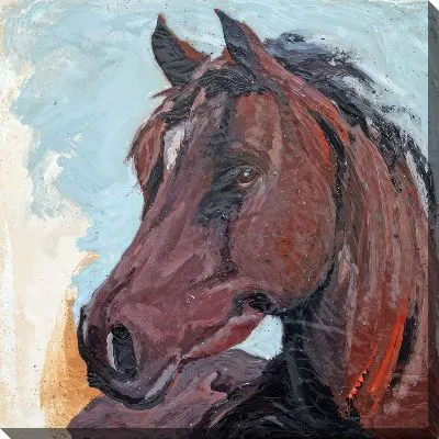 Картина маслом Лошадь №568