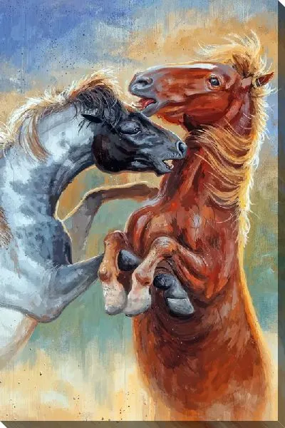 Картина маслом Лошадь №569