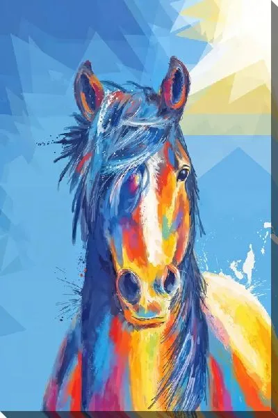 Картина маслом Лошадь №579