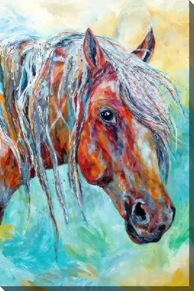 Картина маслом Лошадь №588