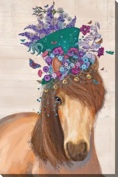 Картина маслом Лошадь №596