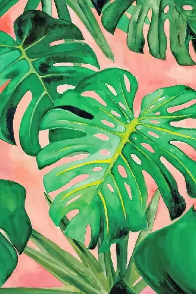 Плакат Тропические листья №113