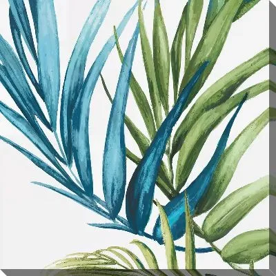 Картина маслом Тропические листья №119