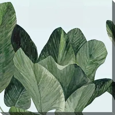 Картина маслом Тропические листья №125