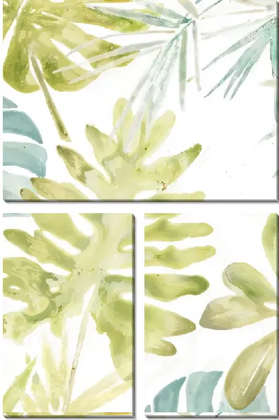 Модульная картина Тропические листья №134