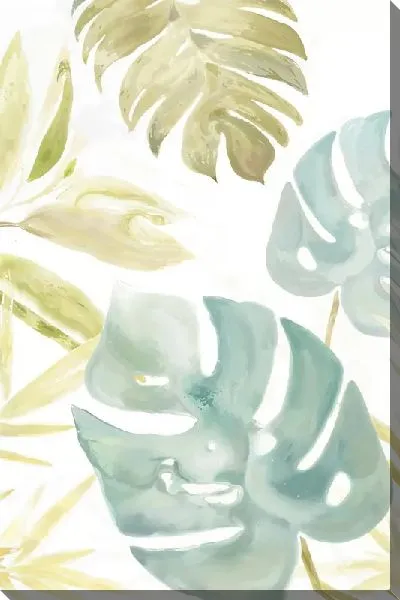 Картина маслом Тропические листья №139