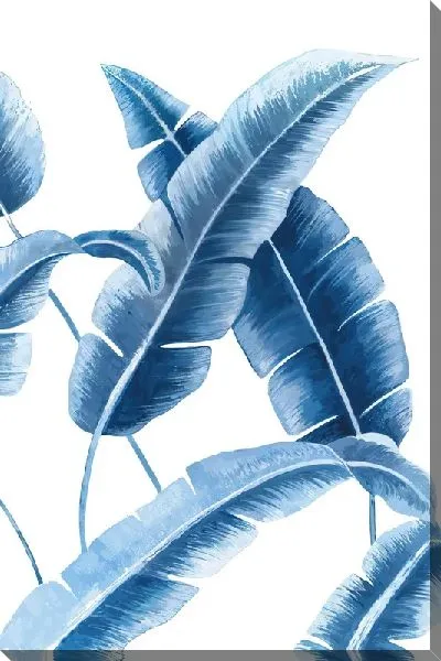 Картина маслом Тропические листья №144