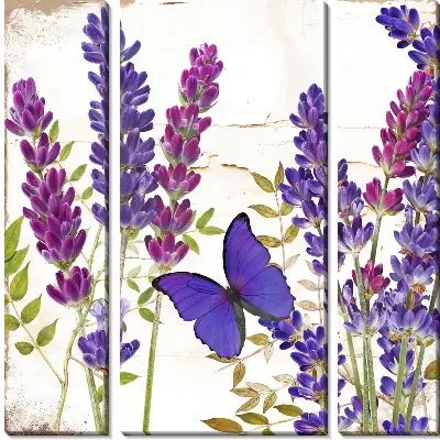 Модульная картина Лаванда №73