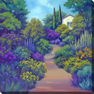 Картина маслом Лаванда №761