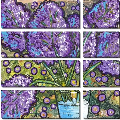 Модульная картина Лаванда №80