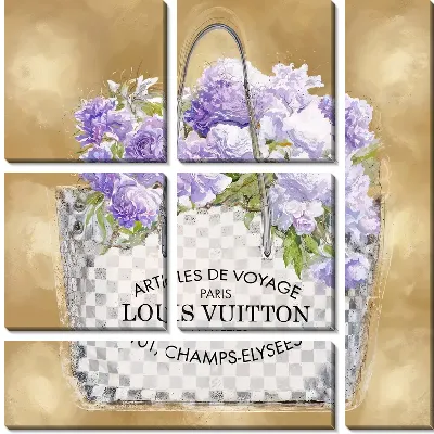 Модульная картина Лаванда №87