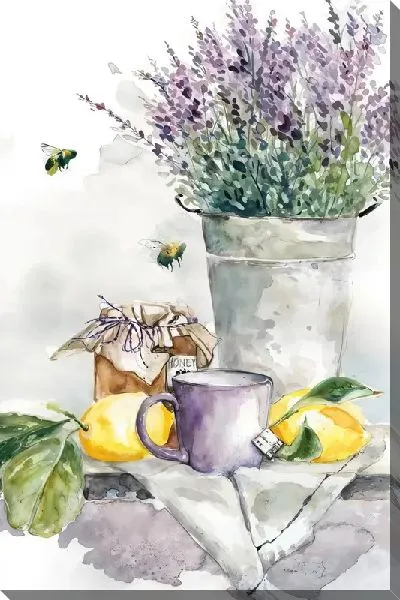 Картина маслом Лаванда №91