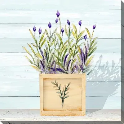 Картина маслом Лаванда №1011