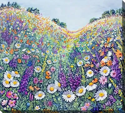 Картина маслом Лаванда №107