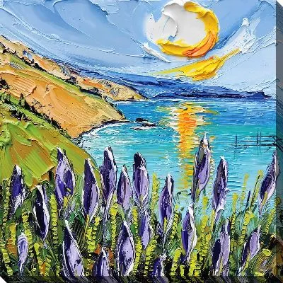 Картина маслом Лаванда №109