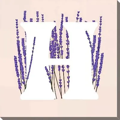 Картина маслом Лаванда №114