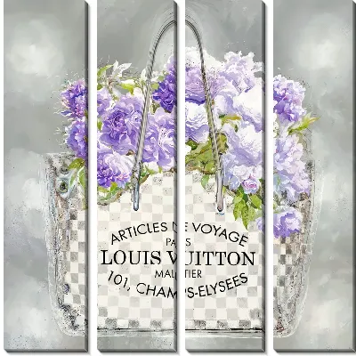 Модульная картина Лаванда №116