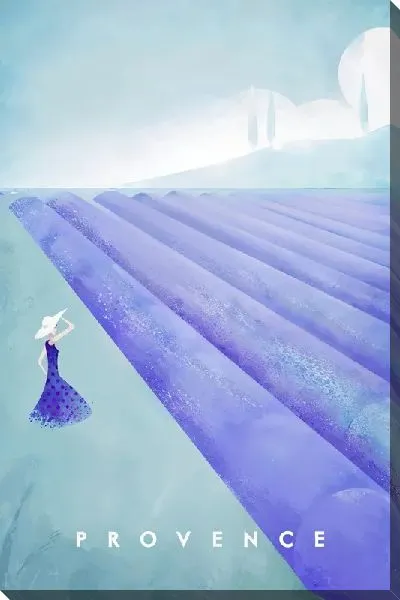 Картина маслом Лаванда №118