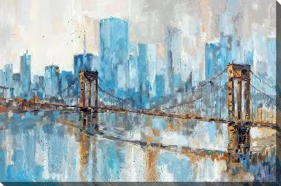 Картина маслом Мост в Нью-Йорке №70